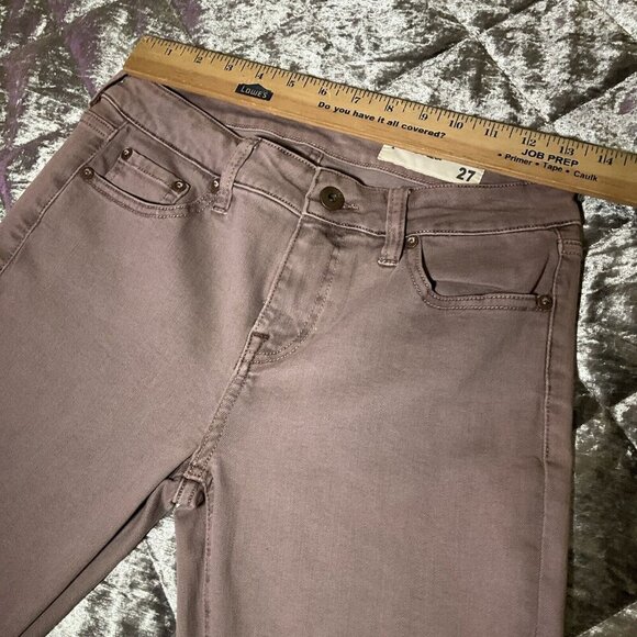 PISTOLA NWOT Purple Ankle Zip Denim Stretch Jeans Size 27 - Picture 8 of 11